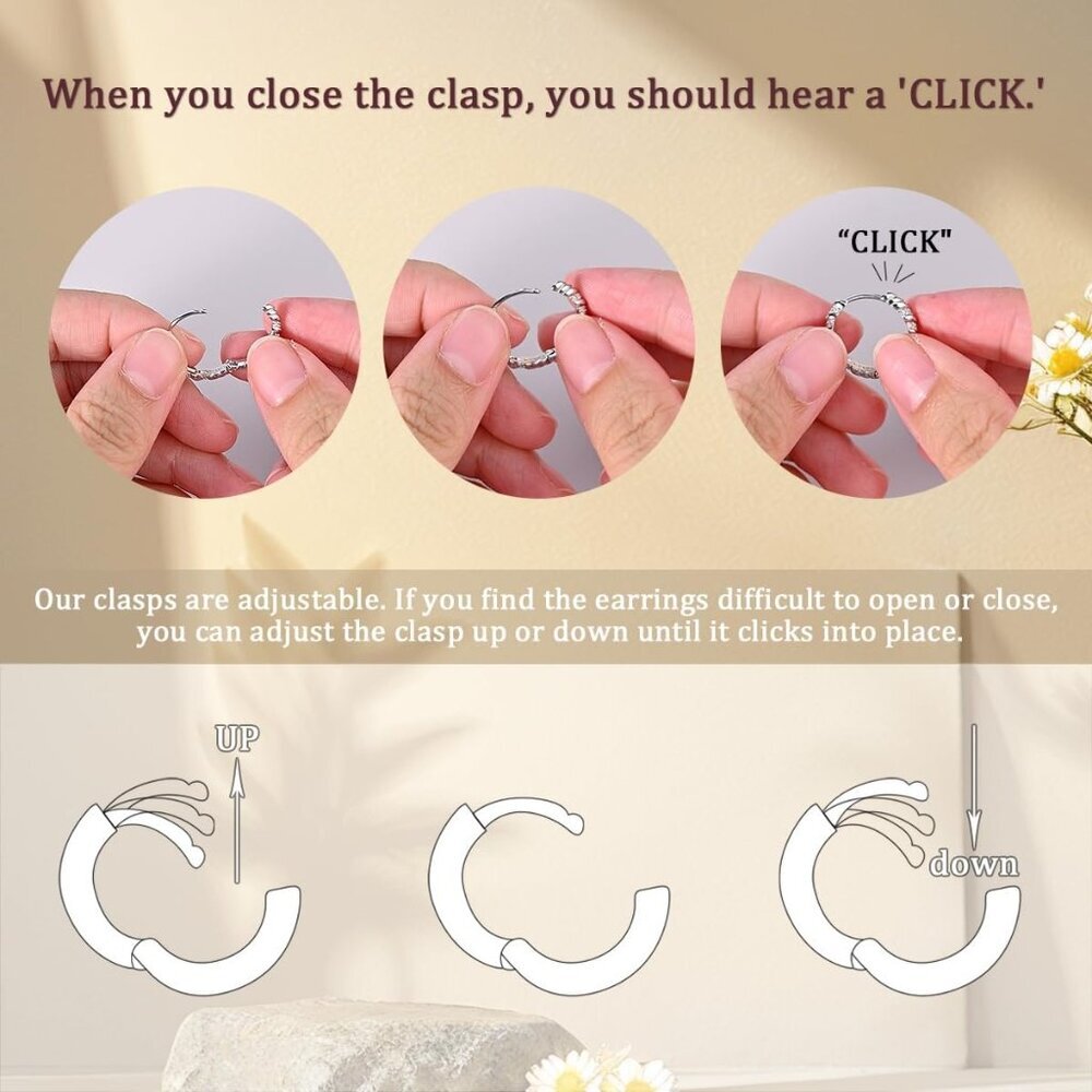 Lightweight Sterling Silver Butterfly Hoop Earrings with Cubic Zirconia Accents - Picture 7 of 7